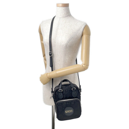 GUCCI GGNylon Off the Grid Shoulder Bag Black625850 GGNylon Leather