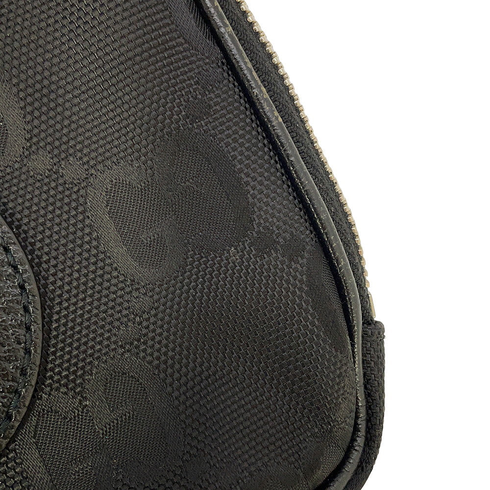 GUCCI GGNylon Off the Grid Shoulder Bag Black625850 GGNylon Leather