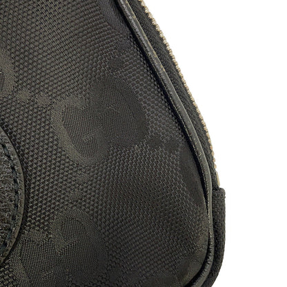 GUCCI GGNylon Off the Grid Shoulder Bag Black625850 GGNylon Leather