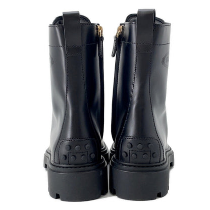 TOD’S logo combat boots BlackXXW08J0EY53RBTB999 Leather Size 39