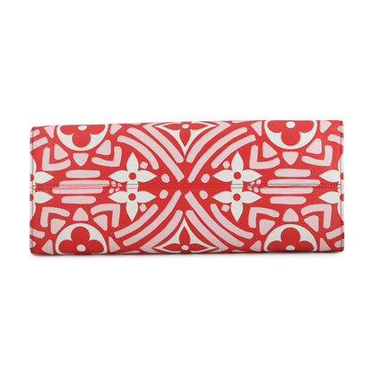 LOUIS VUITTON Onthego Red Monogram Giant LV Crafty Size GM