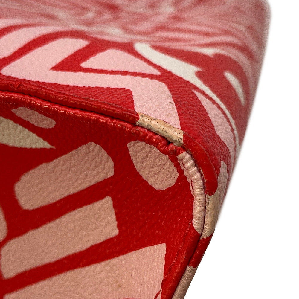 LOUIS VUITTON Onthego Red Monogram Giant LV Crafty Size GM