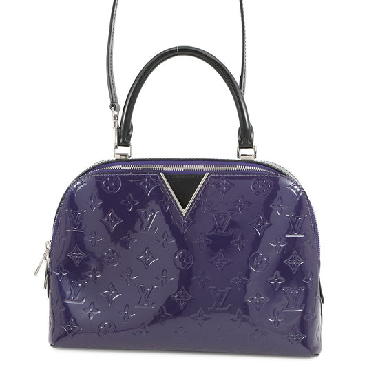 LOUIS VUITTON Melrose Purple/NoirM42696 Monogram Vernis Leather