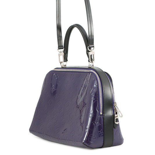 LOUIS VUITTON Melrose Purple/NoirM42696 Monogram Vernis Leather