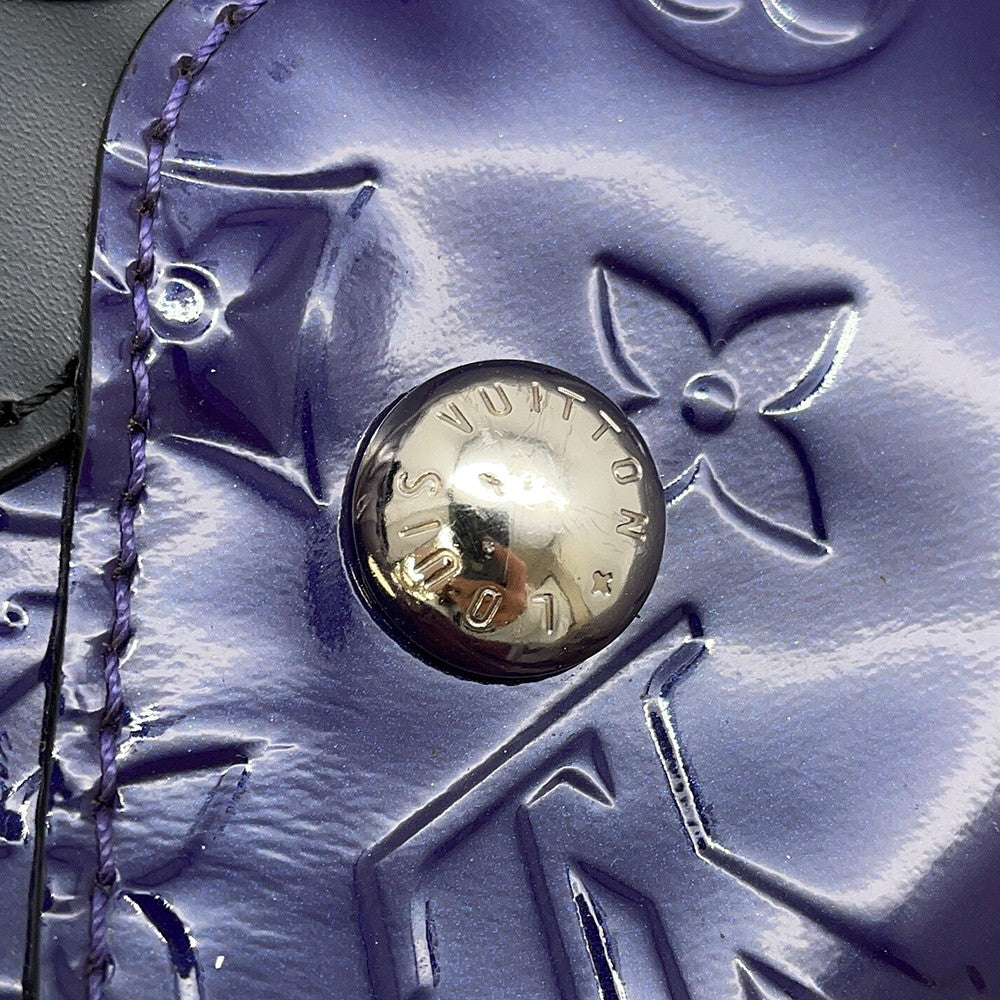 LOUIS VUITTON Melrose Purple/NoirM42696 Monogram Vernis Leather