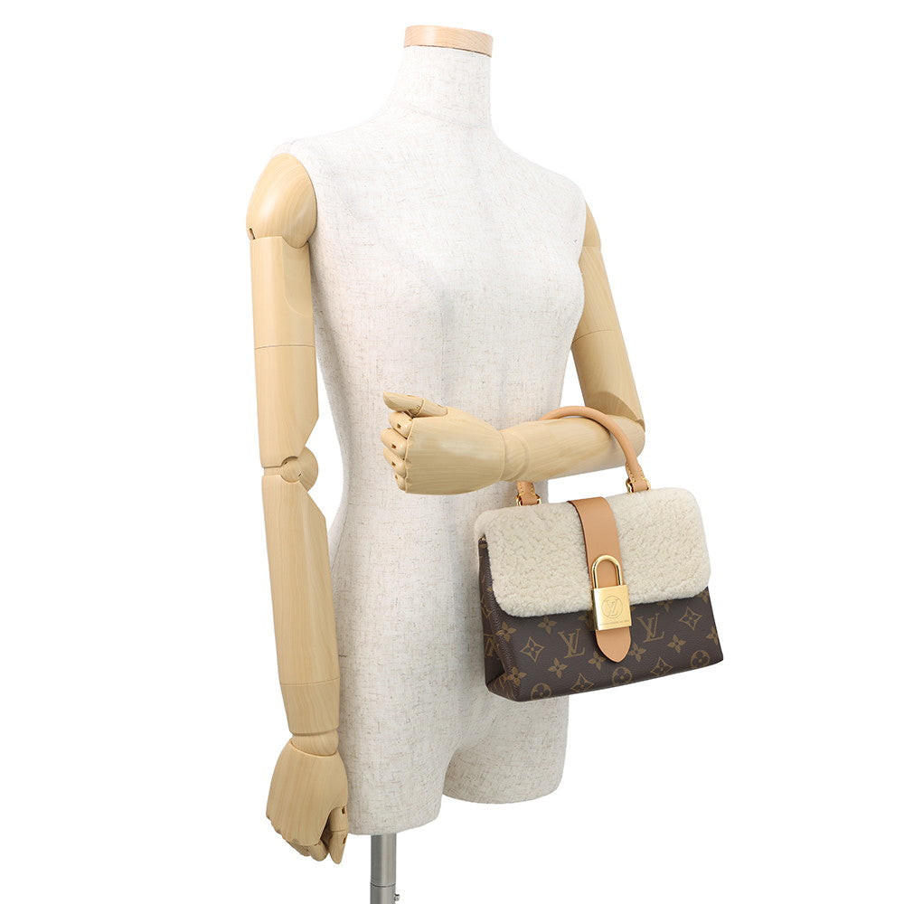 LOUIS VUITTON Locky BrownM46318 Monogram Mouton Size BB