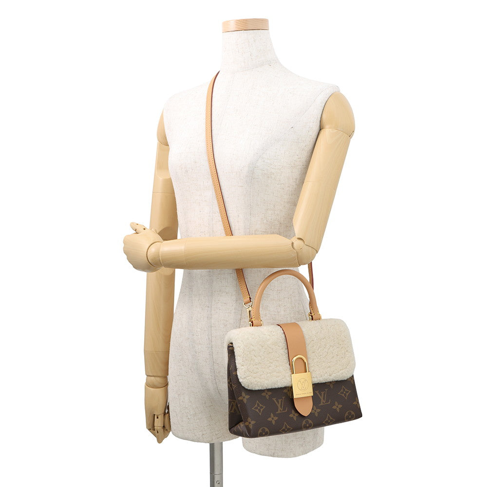 LOUIS VUITTON Locky BrownM46318 Monogram Mouton Size BB