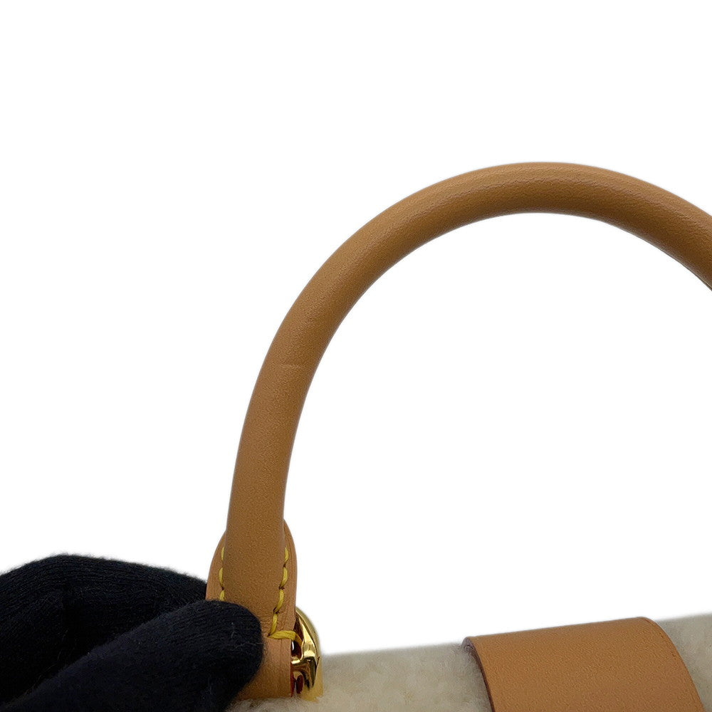 LOUIS VUITTON Locky BrownM46318 Monogram Mouton Size BB