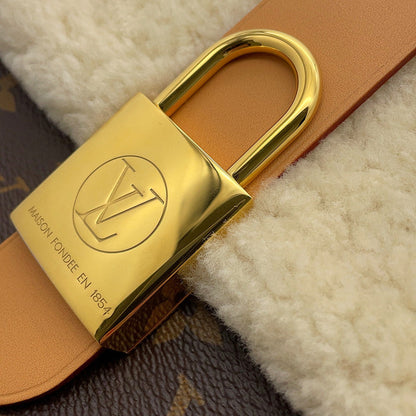 LOUIS VUITTON Locky BrownM46318 Monogram Mouton Size BB