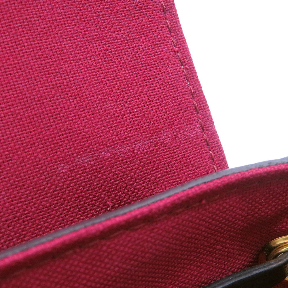 LOUIS VUITTON Montsouris NM RedM45516 Monogram colored leather Size BB