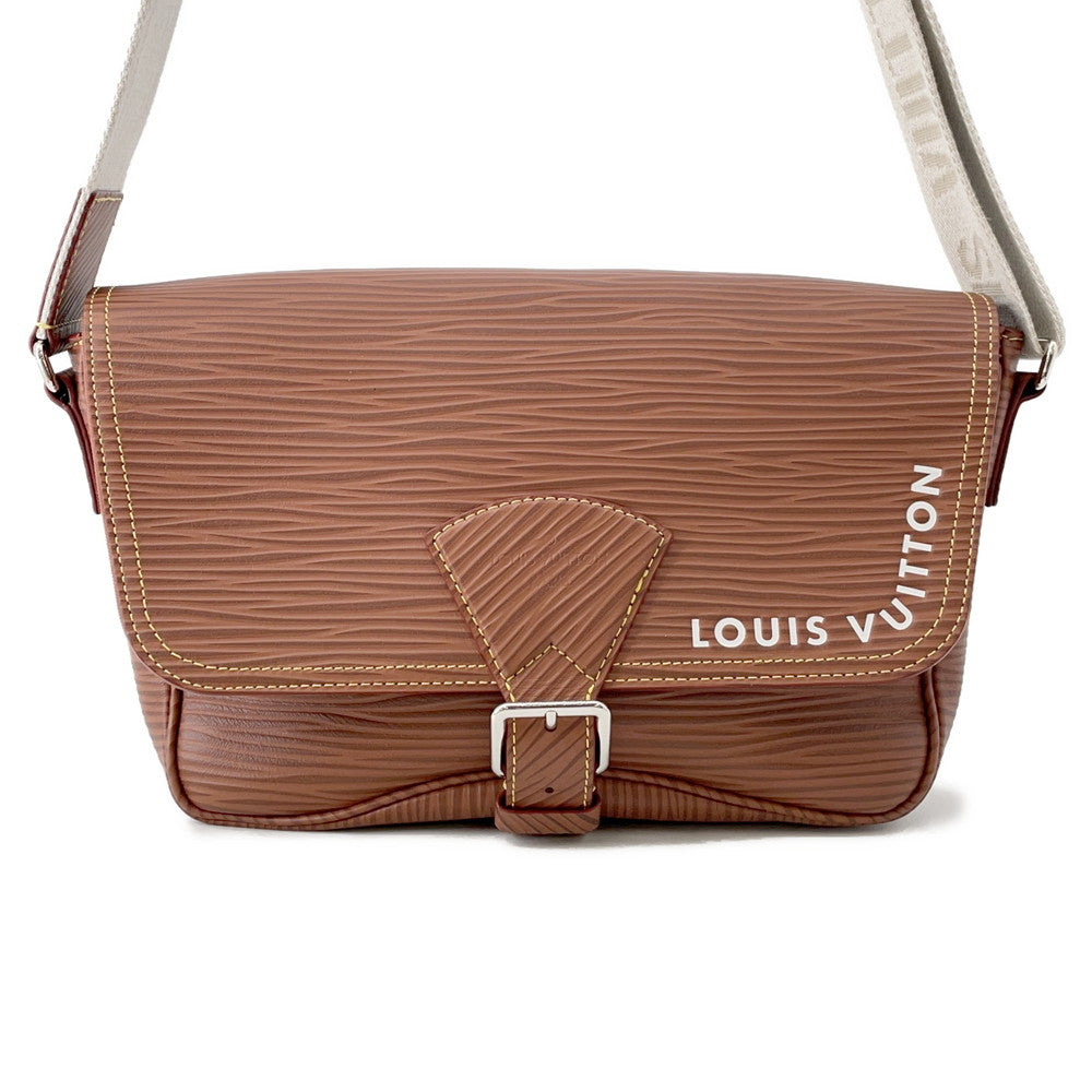 LOUIS VUITTON Montsouris Messenger BrownM23097 Epi XL Calf Leather