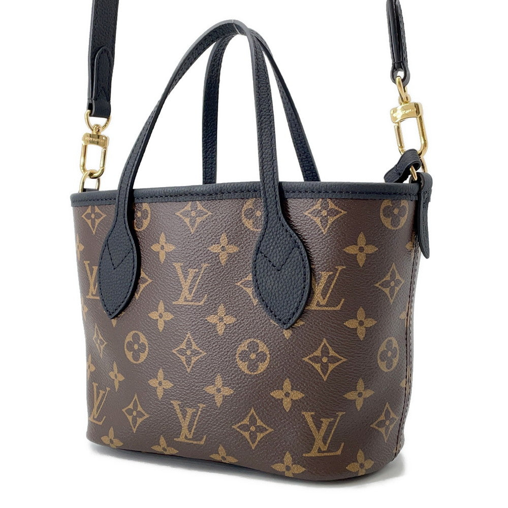 LOUIS VUITTON Neverfull・Inside Out NoirM12099 Monogram Grain Leather Size BB