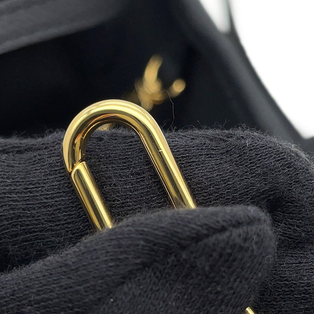 LOUIS VUITTON Neverfull・Inside Out NoirM12099 Monogram Grain Leather Size BB