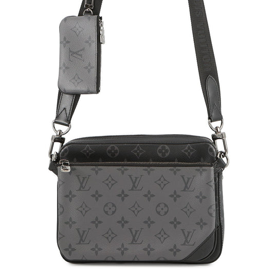 LOUIS VUITTON Trio Messenger NoirM69443 Monogram Eclipse Monogram Eclipse Reverse