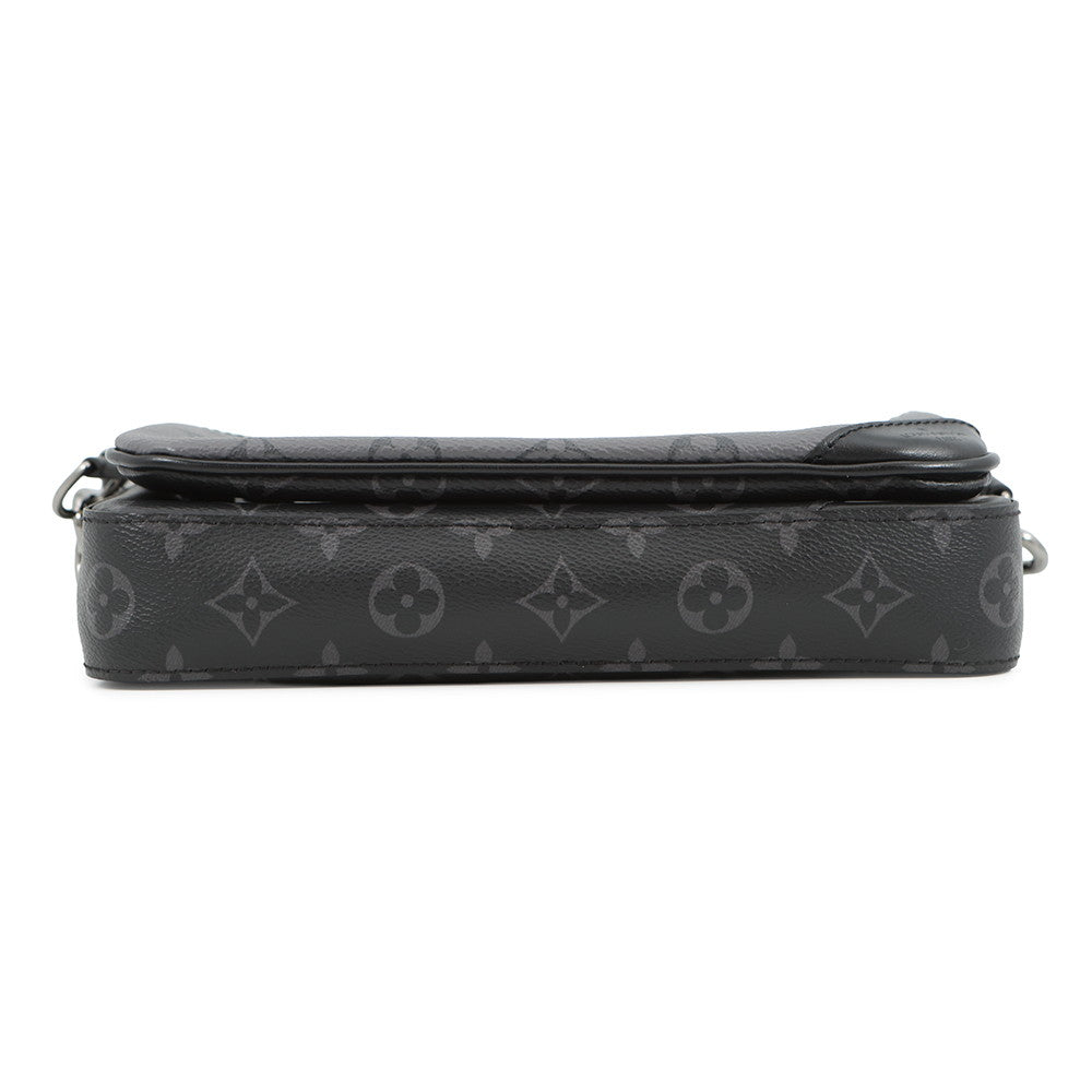LOUIS VUITTON Trio Messenger NoirM69443 Monogram Eclipse Monogram Eclipse Reverse