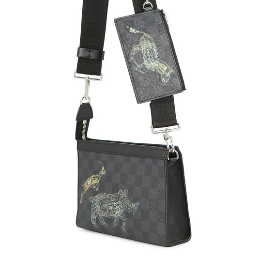 LOUIS VUITTON Gaston Wearable Wallet NoirN64608 Damier Graphite
