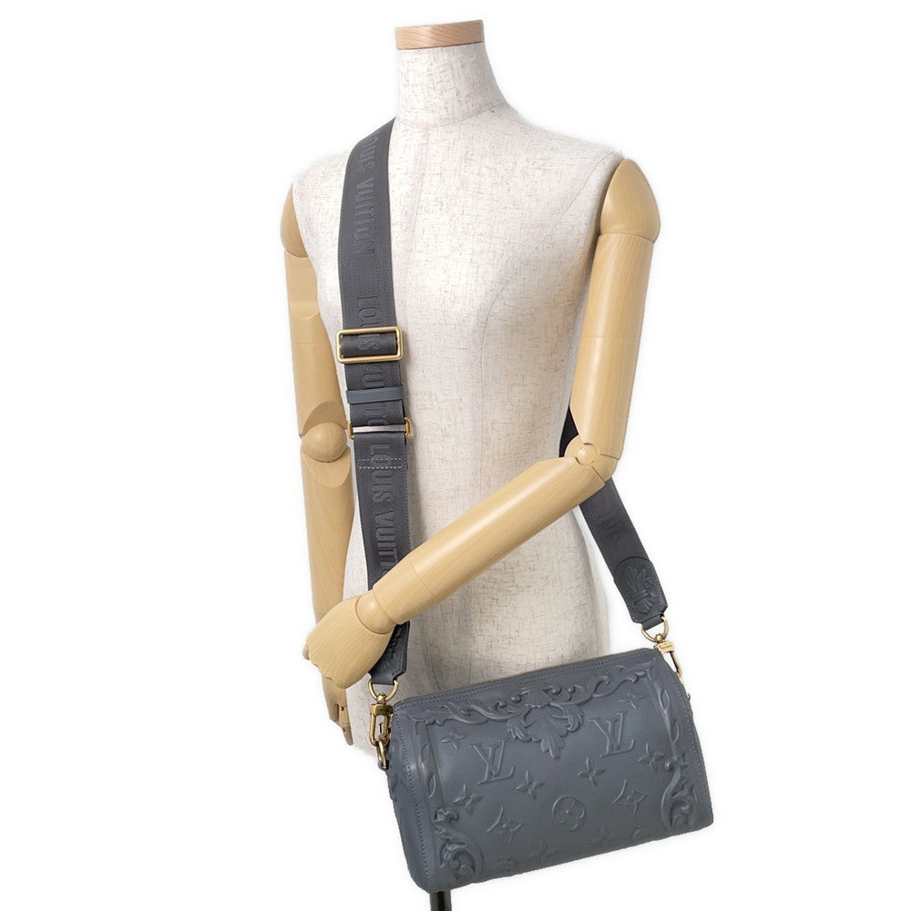 LOUIS VUITTON City・Keepall dark shadow grayM21835 Monogram Calf Leather