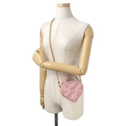 LOUIS VUITTON Pop My Heart Pouch PinkM82526 Monogram Leather