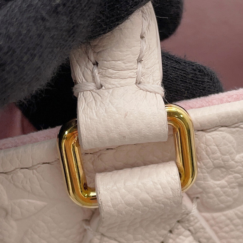 LOUIS VUITTON LV × YK Onthego Quartz/PinkM21732 Monogram Empreinte Leather Size PM