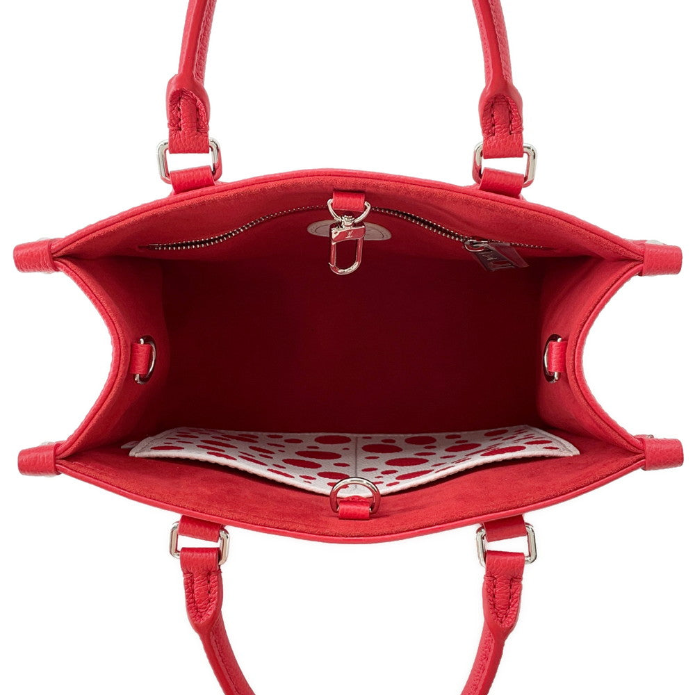 LOUIS VUITTON LVxYK Onthego Rouge/WhiteM46412 Monogram Empreinte Leather Infinity Dot Size PM