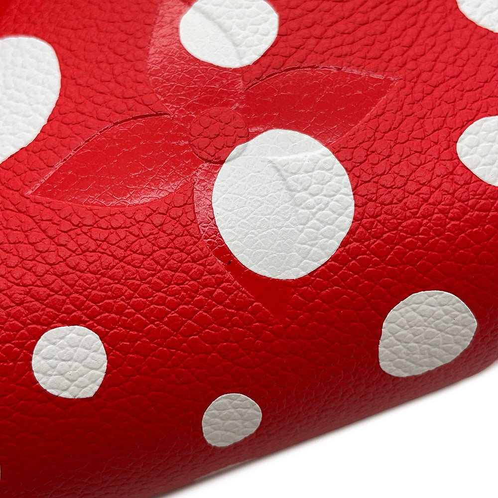 LOUIS VUITTON LVxYK Onthego Rouge/WhiteM46412 Monogram Empreinte Leather Infinity Dot Size PM