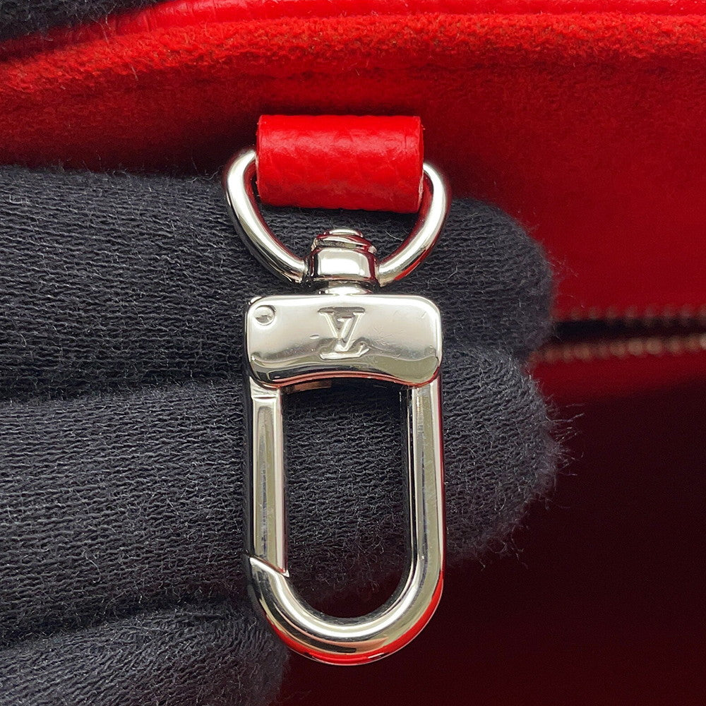 LOUIS VUITTON LVxYK Onthego Rouge/WhiteM46412 Monogram Empreinte Leather Infinity Dot Size PM