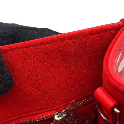 LOUIS VUITTON LVxYK Onthego Rouge/WhiteM46412 Monogram Empreinte Leather Infinity Dot Size PM