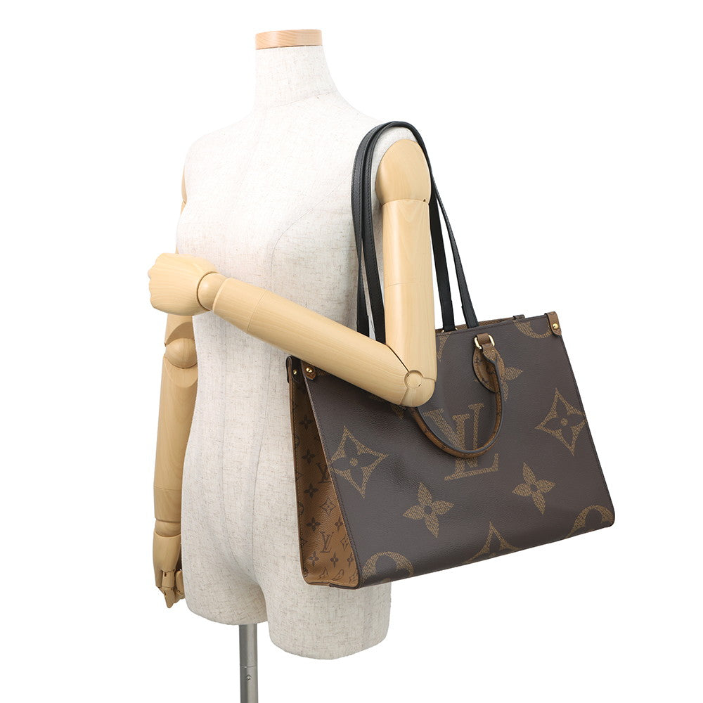 LOUIS VUITTON Onthego RedM45321 Monogram Monogram Reverse Canvas Monogram Giant Size MM