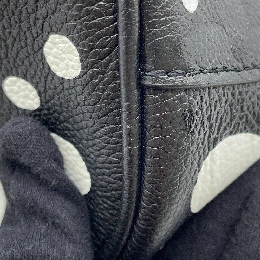 LOUIS VUITTON LVxYK Marshmallow Blanc/NoirM46391 Monogram Empreinte Leather Infinity Dot Size PM