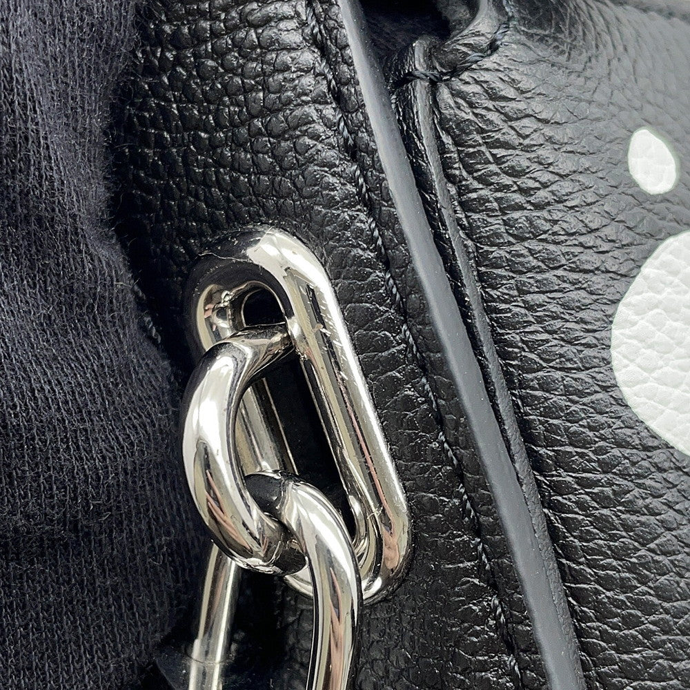 LOUIS VUITTON LVxYK Marshmallow Blanc/NoirM46391 Monogram Empreinte Leather Infinity Dot Size PM
