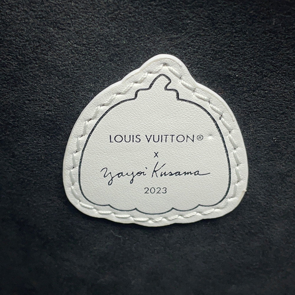 LOUIS VUITTON LVxYK Marshmallow Blanc/NoirM46391 Monogram Empreinte Leather Infinity Dot Size PM