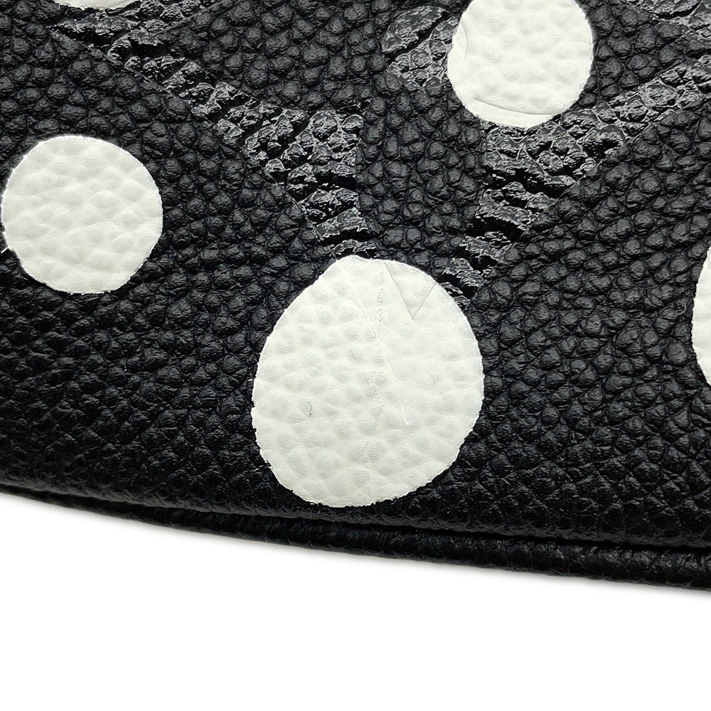 LOUIS VUITTON LV × YK Neverfull Noir/BlancM46390 Monogram Empreinte Leather Infinity Dot Size MM