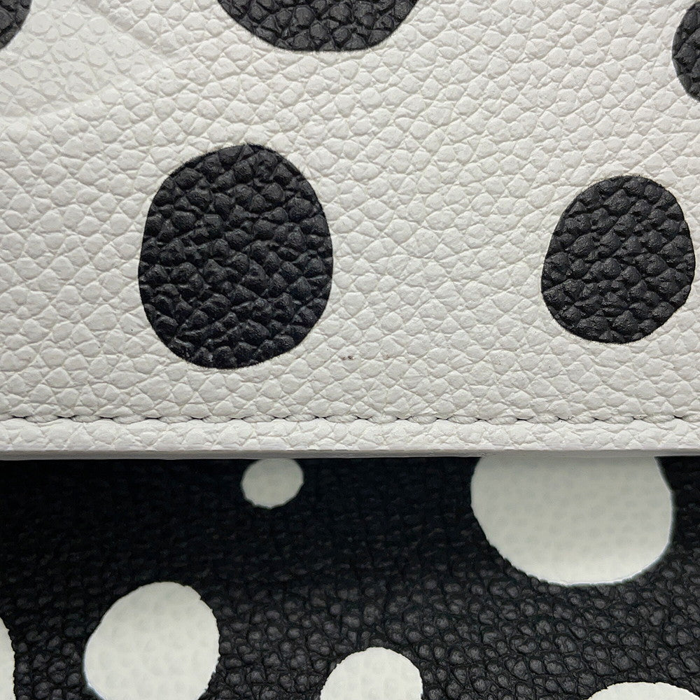 LOUIS VUITTON LV × YK Neverfull Noir/BlancM46390 Monogram Empreinte Leather Infinity Dot Size MM