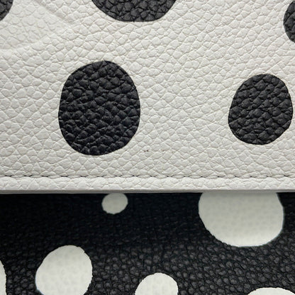 LOUIS VUITTON LV × YK Neverfull Noir/BlancM46390 Monogram Empreinte Leather Infinity Dot Size MM