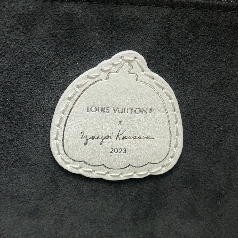 LOUIS VUITTON LV × YK Neverfull Noir/BlancM46390 Monogram Empreinte Leather Infinity Dot Size MM