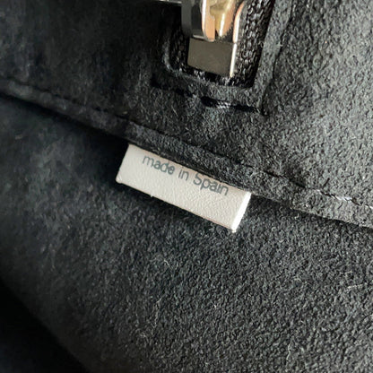 LOUIS VUITTON LV × YK Neverfull Noir/BlancM46390 Monogram Empreinte Leather Infinity Dot Size MM