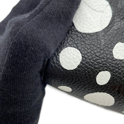 LOUIS VUITTON LV × YK Nano Speedy Black/WhiteM81910 Monogram Empreinte Leather Infinity Dot Size Nano