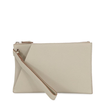 HERMES Caba Cityslide clutchertige Gris Tourterelle Togo Leather Size 24