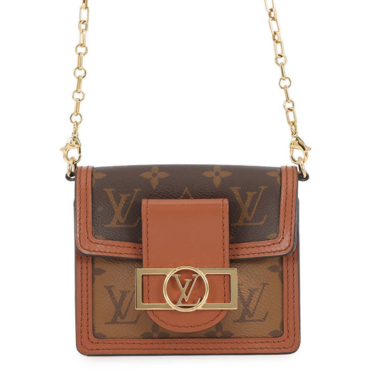 LOUIS VUITTON Pico Dauphine NoirM82749 Monogram Monogram Reverse Canvas