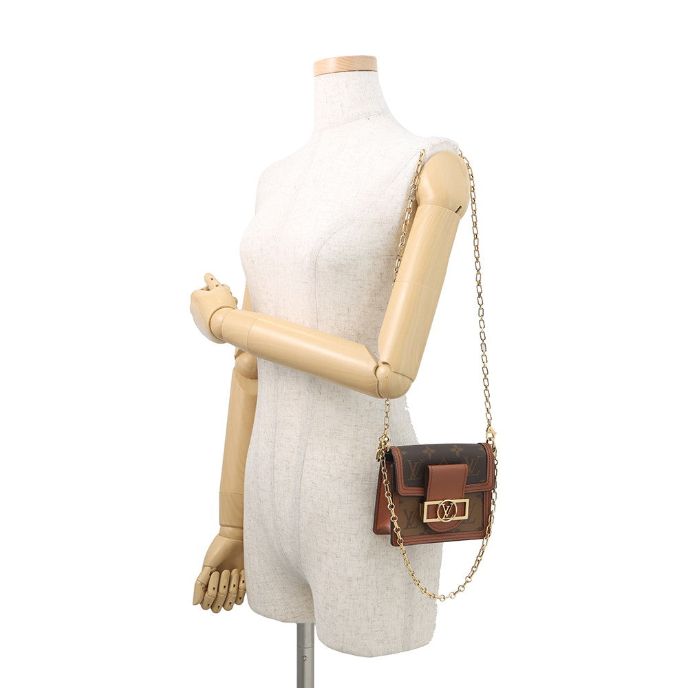 LOUIS VUITTON Pico Dauphine NoirM82749 Monogram Monogram Reverse Canvas