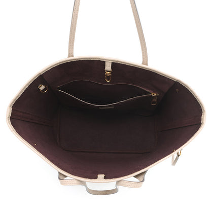 LOUIS VUITTON Neverfull TourterelleM45686 Monogram Empreinte Leather Size MM