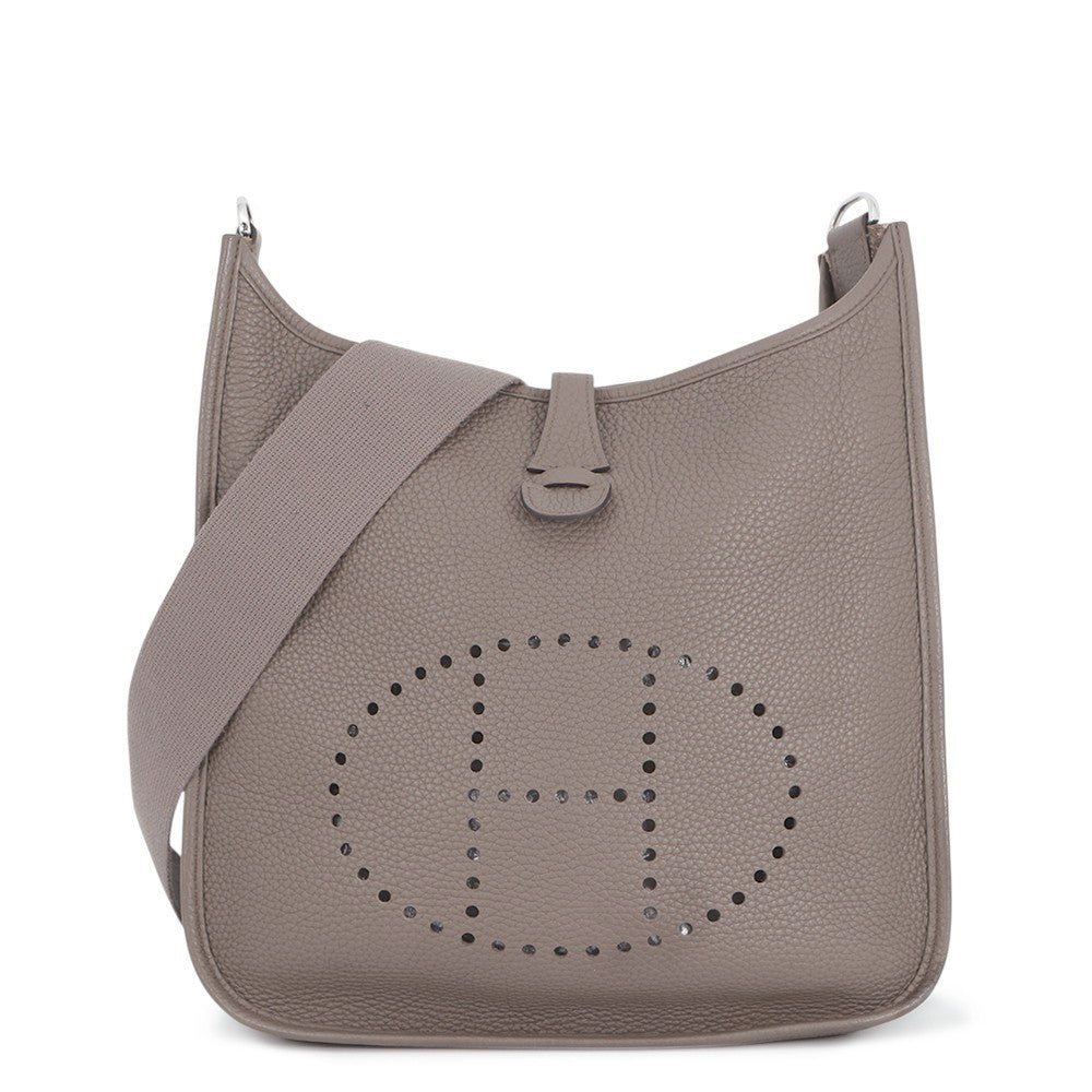 HERMES Evelyne 3 Etain Taurillon Clemence Size PM