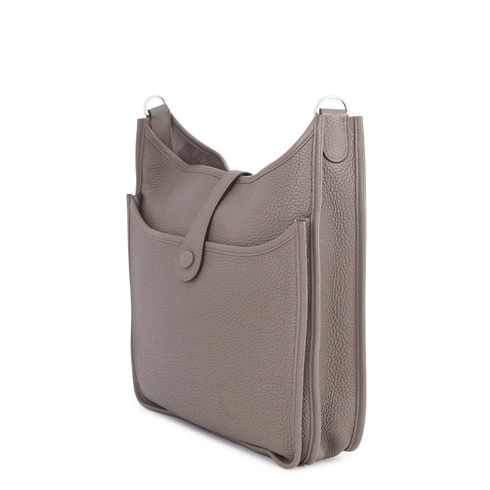 HERMES Evelyne 3 Etain Taurillon Clemence Size PM