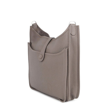 HERMES Evelyne 3 Etain Taurillon Clemence Size PM