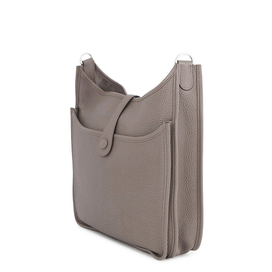 HERMES Evelyne 3 Etain Taurillon Clemence Size PM