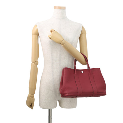 HERMES Garden Party Ruby Negonda Leather Size TPM