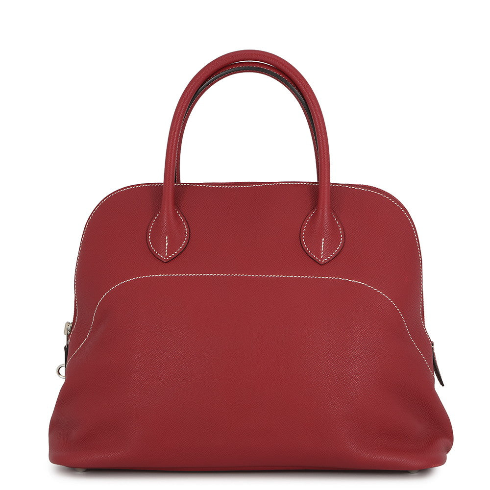 HERMES Bolide Relax Rouge H Epsom Size 35