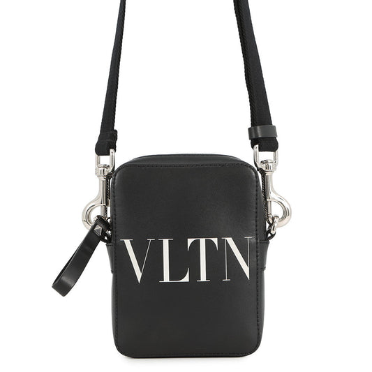 Valentino Garavani Logo Shoulder Bag Black3Y2B0943WJW Leather