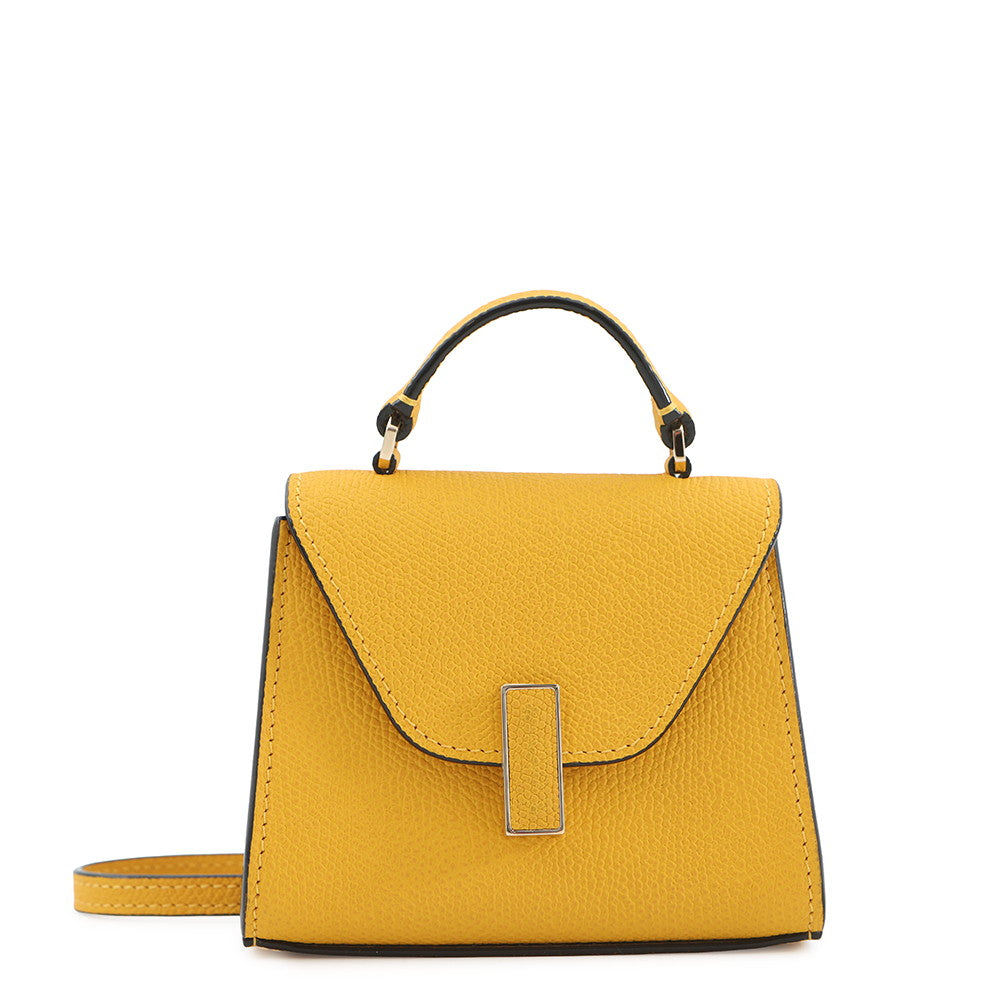 Valextra Valextra Iside Belt Crossbody Bag Sunshine YellowSGES0061028LOCPL99JS Soft Calf Leather Size micro