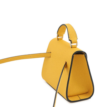 Valextra Valextra Iside Belt Crossbody Bag Sunshine YellowSGES0061028LOCPL99JS Soft Calf Leather Size micro